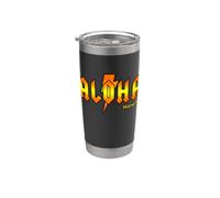 Aloha Hawaii Rocking Lightningbolt Bicchiere termico in acciaio inox doppia parete