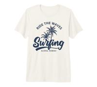 Aloha Hawaii Surf Maglietta Premium