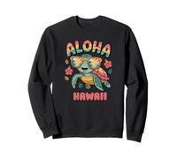 Aloha Hawaii Turtle Tropical Island Ocean Vibes Felpa