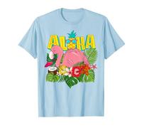 Aloha Hawaiian T-Shirt Flamingo Bambino Teen Girl Donne Hawaii Maglietta