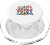 Aloha Hibiscus Flowers Hawaiian Beach Tee Vacation PopSockets PopGrip per MagSafe