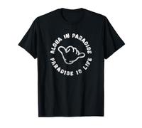 Aloha in Paradise Shaka Hawaii Vintage Style Maglietta