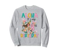 Aloha It's My 8th Birthday Hawaii Girls Flamingo 8 Anni Felpa