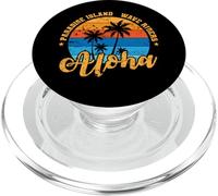 Aloha Paradise Island Wave cavalca il surf PopSockets PopGrip per MagSafe