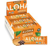 ALOHA Protein Bar, Peanut Butter Chocolate Chip 65g, 12 Count
