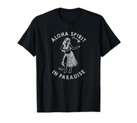 Aloha Spirit Hula in Paradise Hawaii Vintage Style Maglietta