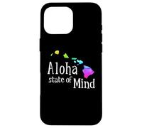 Aloha State of Mind Hawaiian Island Catena Arcobaleno Custodia per iPhone 16 Pro Max