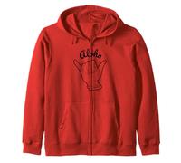 Aloha Vibes Shaka Mano Simbolo Hawaii Felpa con Cappuccio