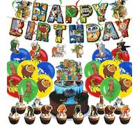 Aloka Olivia Yang Tung Tung Tung Sahur Anime Birthday Decor - Happy Birthday Party Decorations for Girls & Boys(B)