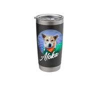 Aloka - The Walk for Peace Monk Dog Spreading Hope Bicchiere termico in acciaio inox doppia parete