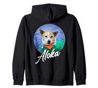 Aloka - The Walk for Peace Monk Dog Spreading Hope Felpa con Cappuccio