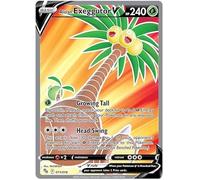 Alolan Exeggutor V 071/078 - Rara carta Pokemon (Pokemon GO Special TCG Set) + 1 caricatore dall'alto TitanCards®