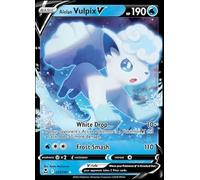 Alolan Vulpix V 033/195 - Carta ultra rara Pokemon - Foglio di alluminio