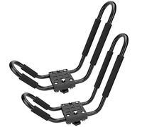 Alomejor 1 Paio di Coppie di Kayak Portanti Portanti Porta Trasportatore di Binario per Rotatta 100 kg di capacità di Carico con Imbottitura Protettiva per Accessori per Il Trasporto in Kayak
