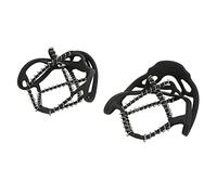 Alomejor 1 Paio di Copriscarpe per Ramponi da Ghiaccio a Molla, Design Antiscivolo, Tacchetti da Trazione per stabilità, Adatti per Professionisti Anziani, Gomma in Acciaio Inossidabile, Come (L)