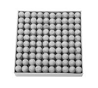 Alomejor 100 Pezzi Punte da Biliardo, Durevole Billiard Puntali in Plastica Sostitutivo Stecca da Biliardo (11mm)