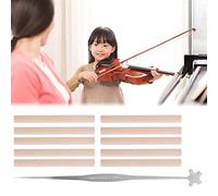 Alomejor 10pcs Sound -Post -Set con Setter per 4/4 3/ Violino, Kit di Post Audio in Abete di Alta qualità per un Suono di Violino Migliorato, Essenziale per i Professionisti della Musica