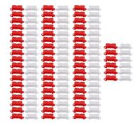 Alomejor 120 Pezzi Barriera Stradale RC per Pista da Corsa Auto Radiocomandate Blocchi Stradali Recinzione Sicurezza Giocattolo RC