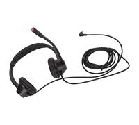Alomejor 2.5mm Office Headset with Noise Cancelling Mic | Design durevole, cuscinetti auricolari confortevoli, qualità della voce chiara, compatibile con dispositivi da 2,5 mm