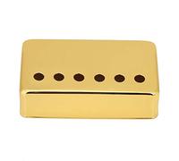 Alomejor 2 Coperture per Pickup per Chitarra in Metallo, Copertura per Humbucker in Ottone per Ponte Sul Manico della Chitarra Elettrica, con Design a Sei Fori per il Controllo del Rumore (GOLD)