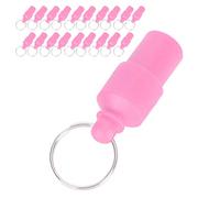Alomejor 20 Pz Piccolo Adorabile AntiLost Pet Tag Ciondolo Impermeabile per Cane Gatto Nome Indirizzo Barile di Stoccaggio Tubo Collare per Gatti e Cani da Interno in Plastica (PINK)