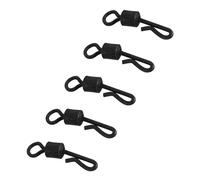 Alomejor 25 pezzi di girelle a forma di Q Swing Snap connettore per pesca all'aperto