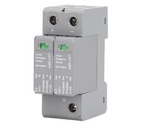 Alomejor 2P Scaricatore di Sovratensione, Protezione da Sovratensioni, | Materiale ignifugo, facile montaggio su guida, grado di protezione IP20, compatibile DC600V