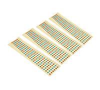 Alomejor 4 Adesivi per Tastiera per Chitarra, Etichette per Note di Accordi Multicolori con Materiale Cartaceo Impermeabile, per Accessori per Esercitazioni per Principianti di Chitarra