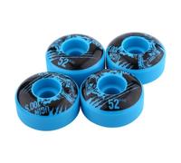 Alomejor 4 Pezzi Set di Ruote per Longboard 52mm x 30mm Ruote da Skateboard per Classic può Cruiser Longboard Durevoli da Esterno(Blu)