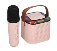 Alomejor 5.3 Speaker Karaoke per Bambini con Microfono Wireless da 6W Luci RGB per Bambini Festa di Compleanno e Canto a Casa