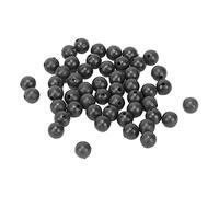 Alomejor 50 Perline di Sicurezza in Gel di Silice da 8 Mm per Evitare Collisioni con la Lenza da Pesca, Ideali per la Pesca Notturna e in Acque Profonde. (Black)