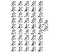 Alomejor 50 Pz Rivetti Turchesi con Punte Rotonde Braccialetti Decorativi Fai da Te per Borse Cinture Scarpe Rivetti Turchesi per Tessili per la Casa Accessori in Pelle (16)