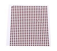 Alomejor 500PCS 3D epossidico occhi da pesca per esche Lure fai da te 3 MM4 MM5MM Lifelike Fish Eye occhi artificiale pesce esca Eye, Red, 5 mm