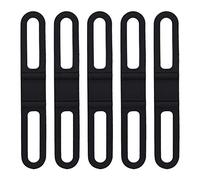 Alomejor 5pezzi Cinghia in Silicone della Bicicletta Cinturino Elastica Fixed Strap Universale per Cellulare Torcia Luce per Ciclismo