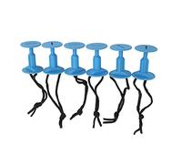Alomejor 6pcs Nylon Plastic Surf Riem Poot Rope Plug Voortrquisse Craftsmanship Surf Board Accessorio Design Semplice e Pratico Grande Esperienza di Surfing (Blue)