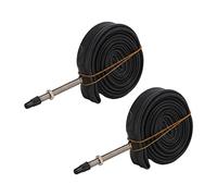 Alomejor 700x23c Butyl Gupping -Bike Tubo per Bici da Corsa, Installazione Resistente All'usura e Facile, 2 Pezzi per Ciclisti e Appassionati di Biciclette (Ugello del metodo 700x23c 60)