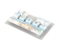 Alomejor 8 Key Set PBT Mechanical Keyboard Keycaps (Tipo 1) | Processo di sublimazione durevole, design carino, adatto alla maggior parte delle tastiere 61, 87, 104