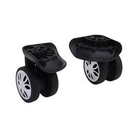 Alomejor ABS fai da te -SFERE Box/Cover di ricambio, ruote per bagagli silenziose e morbide, regolazione universale da viaggio, nero