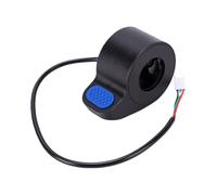 Alomejor Acceleratore a Pollice, Impugnatura Acceleratore a Dito in ABS per Scooter Elettrico, Design a Strisce Rialzate, Sostituzione Facile da Installare, con compatibilità 4PRO