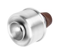 Alomejor Accessori per Tromba Mini Silenziatore per Esercitazione in Lega di Alluminio per Principianti Adulti, Facile da Trasportare, Tono Eccellente, per Suonare la Sinfonia Jazz (SILVER)