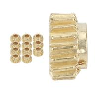 Alomejor Accordatori per Chitarra Open Gear, Piroli con Bloccaggio Esagonale in Ferro con Rapporto di Trasmissione 15:1 per Chitarristi, Bassi e Ukulele (12PCS)