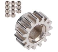 Alomejor Accordatori per Chitarra Open Gear, Piroli con Bloccaggio Esagonale in Ferro con Rapporto di Trasmissione 15:1 per Chitarristi, Bassi e Ukulele (12PCS)