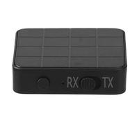 Alomejor Adattatore Audio Portatile, BT 5.0, Trasmettitore Ricevitore Audio Doppia Funzione, Batteria a Lunga Durata, Ideale per Auto, TV, PC