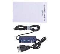 Alomejor Adattatore Cavo MIDI a USB C, Interfaccia di Registrazione Audio | con Effetti Sonori 3D Reverb Chorus Integrati, per Performance Dal Vivo in Studio Musicale con Microfono a Tastiera