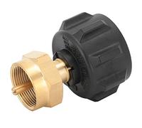 Alomejor Adattatore di Ricarica Propano Connettore Gas Efficiente per Bombola da 20LB QCC1 a 1LB per Campeggio, Caccia, Pesca, Veicolo