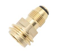 Alomejor Adattatore per Serbatoio in Ottone Premium Converti POL in QCC1, Connettore Gas Resistente per Griglie Q, Adattatore di Ricarica di Facile Installazione per Picnic