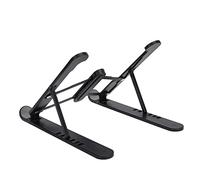Alomejor Adjustable Laptop Stand with 6-Level Height (BLACK)