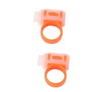 Alomejor Aiuto per Bacchette per Batteria, Clip per Controller da Dito per Bacchette in Silicone, Guscio Esterno in ABS, Aiuta a Ridurre lo Sforzo delle Dita e Migliorare il Controllo della Presa,