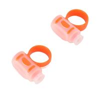 Alomejor Aiuto per Bacchette per Batteria, Clip per Controller da Dito per Bacchette in Silicone, Guscio Esterno in ABS, Aiuta a Migliorare la Presa, Riduce lo Sforzo delle Dita, Facile da Indossare