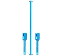 Alomejor Albero in Alluminio Blu Dall'articolazione in Alluminio con Connettore, Rullo Leggera e Flessibile del Connettore Medio per Parte della Modernizzazione TT02